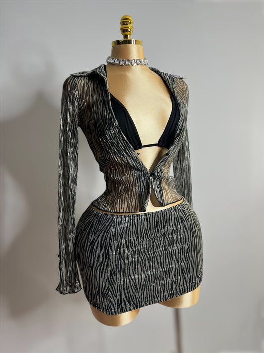 Zebra 3-Piece Set