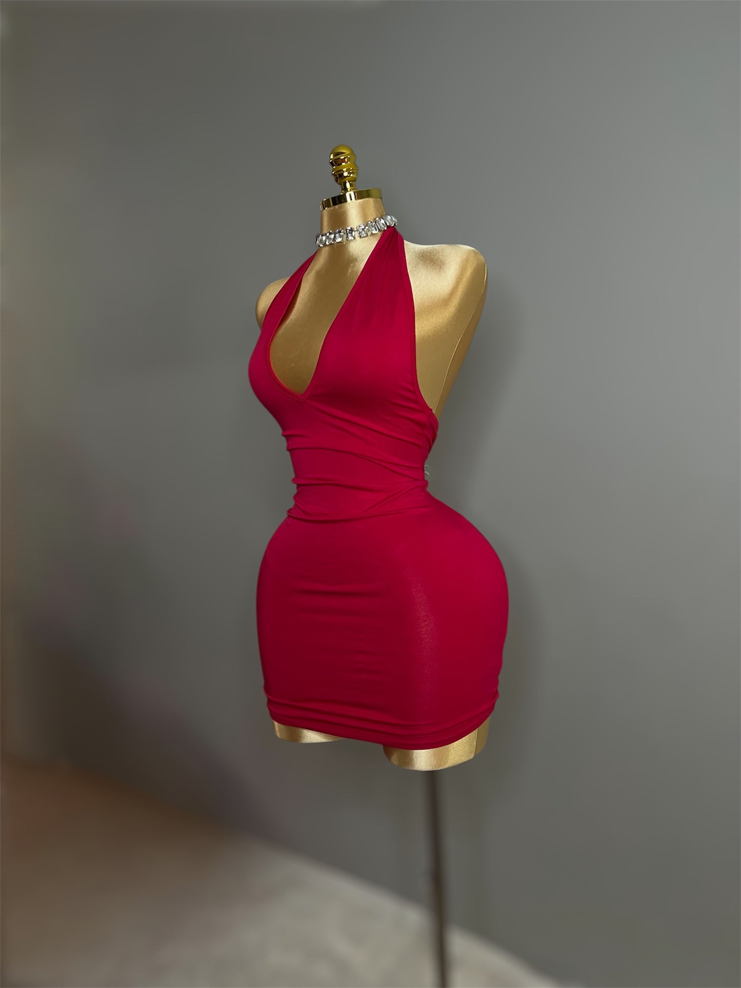 Pink Halter Dress
