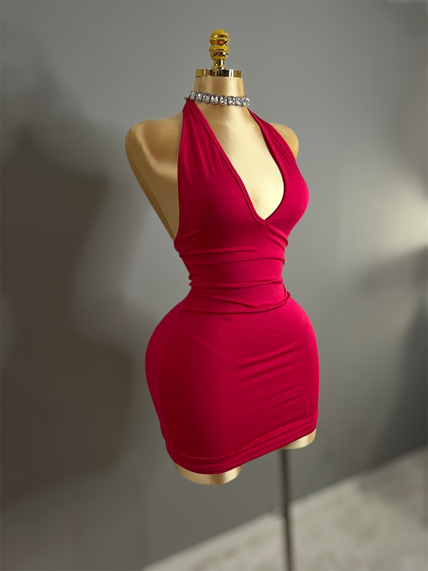 Pink Halter Dress