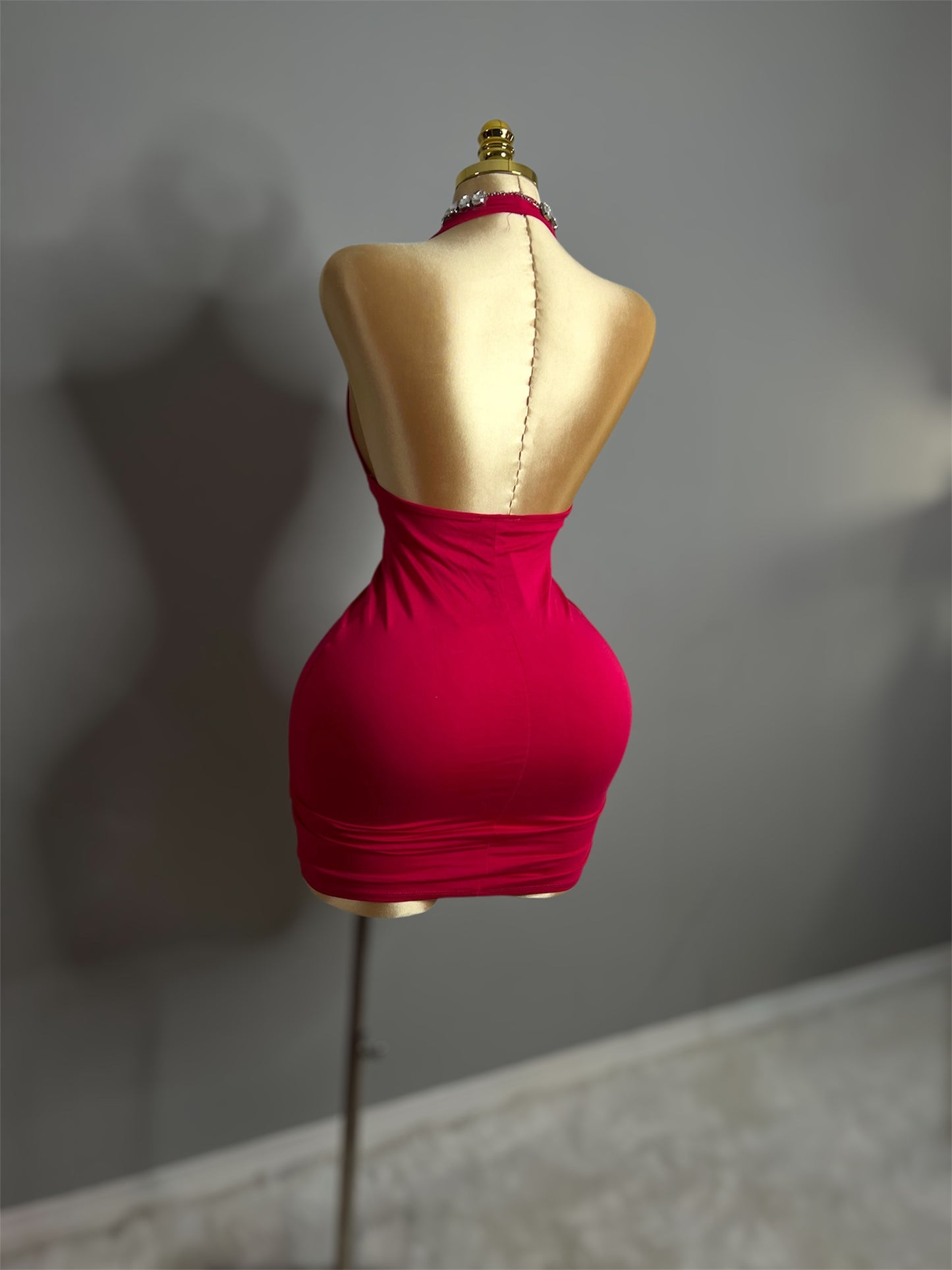 Pink Halter Dress