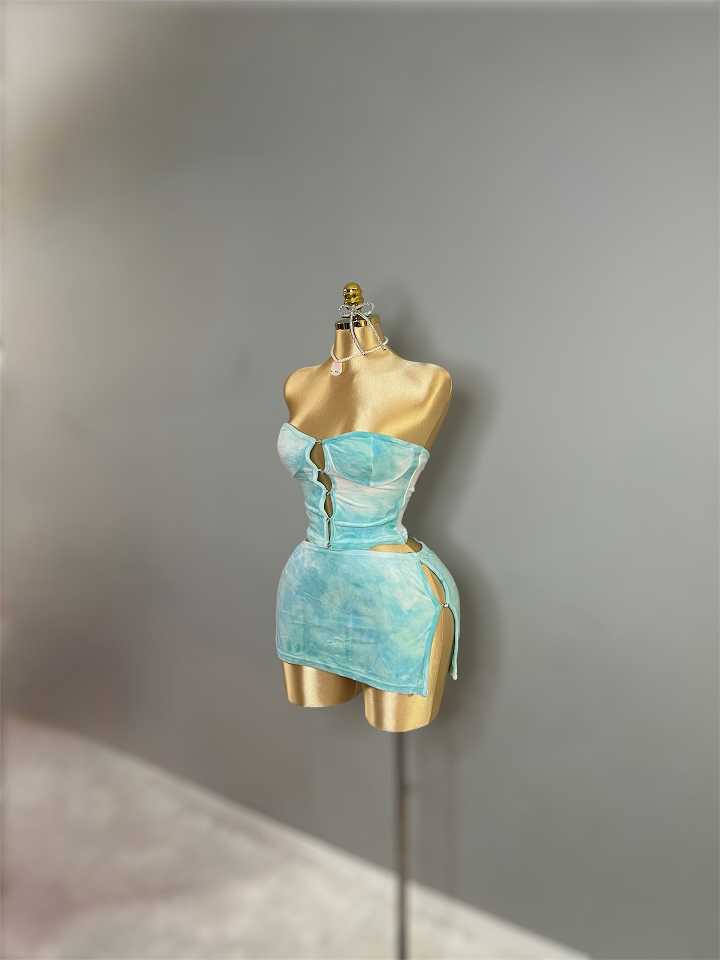 Turquoise Tie Dye Set