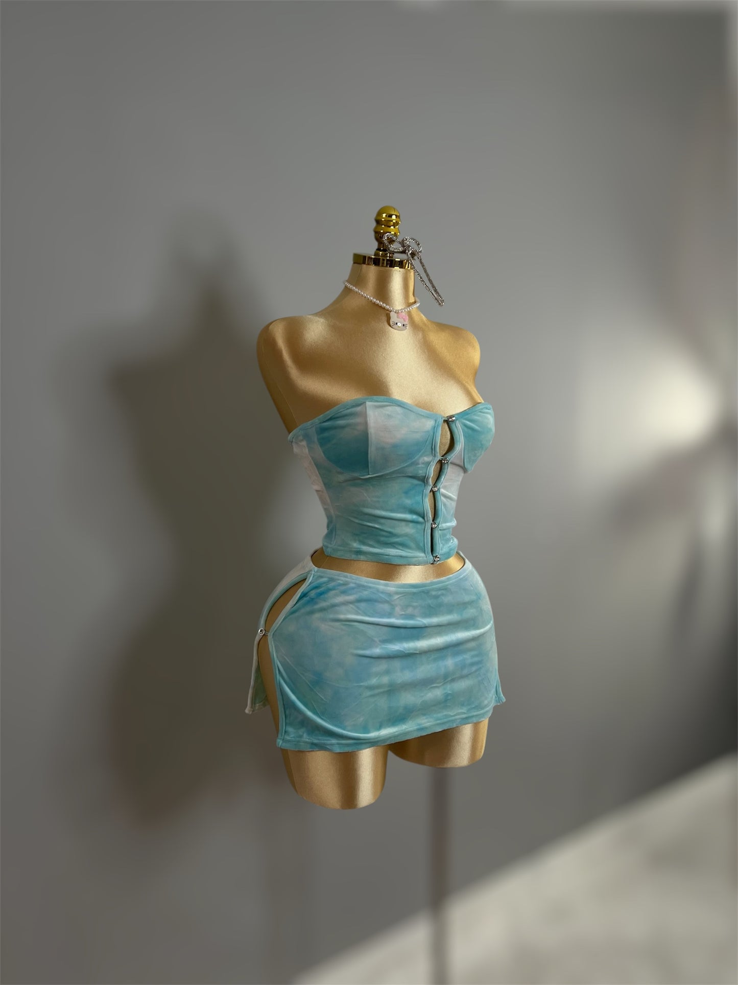 Turquoise Tie Dye Set