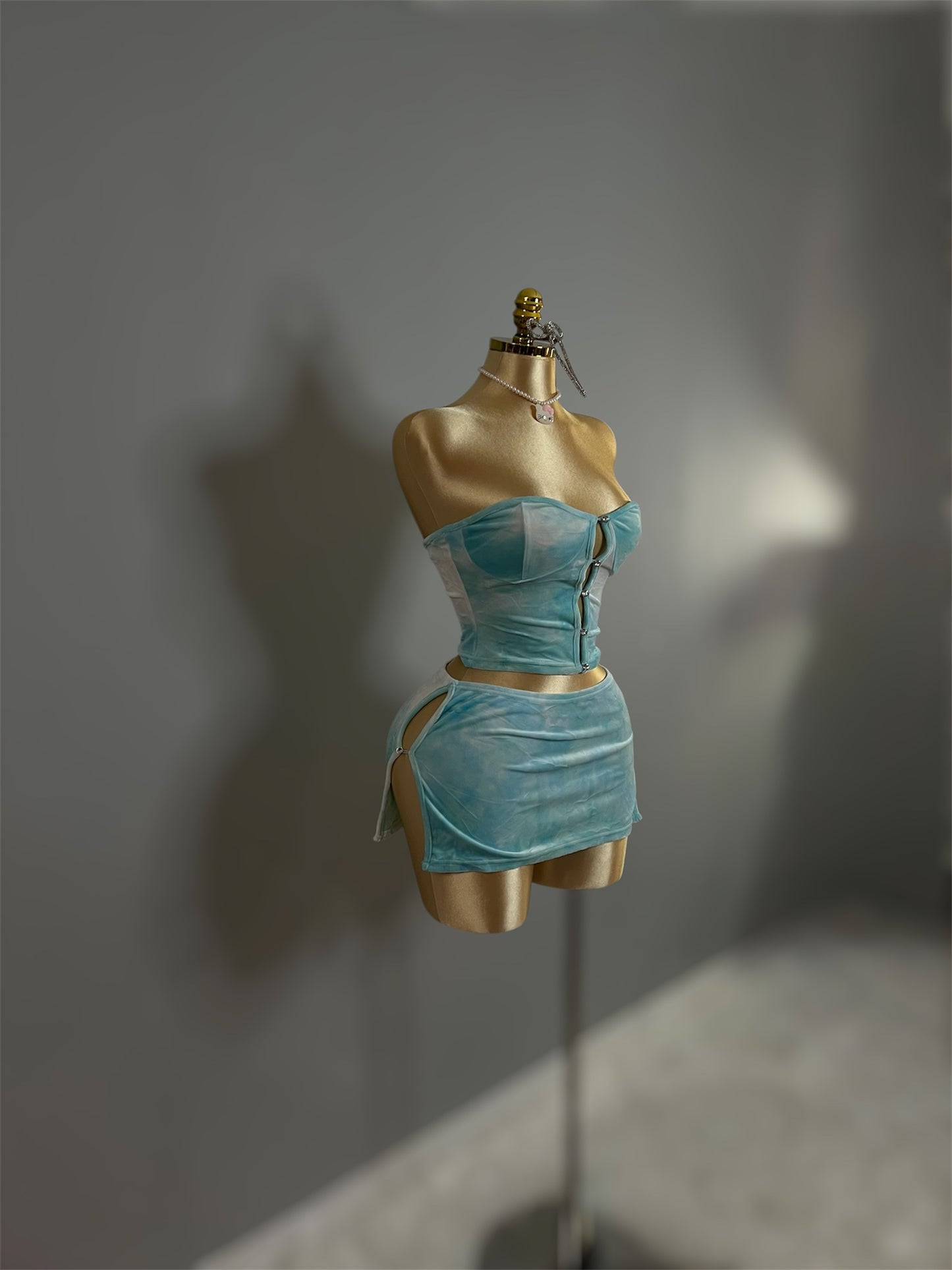 Turquoise Tie Dye Set